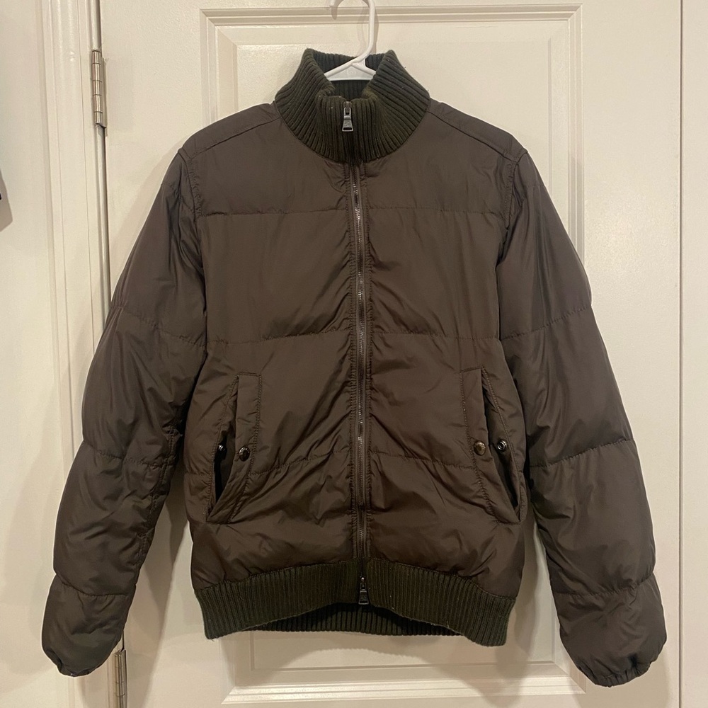 Men’s Express Olive Green Bomber Jacket